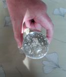 Boule en verre presse papier