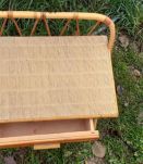 Chevet / table de nuit rotin