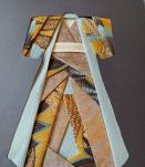 Cadre kimono pliage papier 
