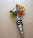 Vintage Italien Verre De Murano flacon décanteur bouchon 