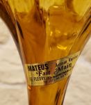 Vase en Corolle couleur ambre