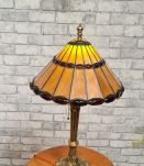 grande lampe bronze massif art nouveau  1900 ,abat jour tiff
