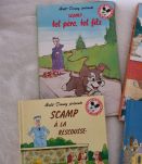 4 livres Scamp club du livre Disney 