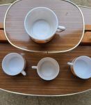 tasses arcopal soleil,vintage 