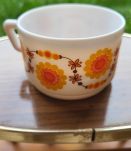 tasses arcopal soleil,vintage 