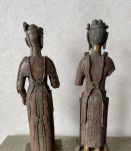 2 statuettes extrême-orientales