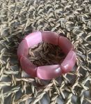 Bracelet vintage opaline rose