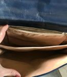 Pochette cuir année 60 