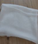 Grand Foulard ou Etole Blanche Fine