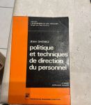 Politique et techniques de direction du personnel 