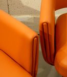 Fauteuils modèle "Deauville", design Marc et Pierre Simon, é
