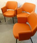 Fauteuils modèle "Deauville", design Marc et Pierre Simon, é