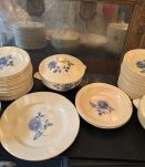 Service porcelaine Digoin Sarreguemines vintage