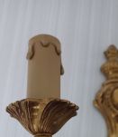 Applique double en bronze style Louis XV