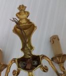 Applique double en bronze style Louis XV