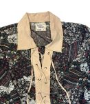 Chemise floral bohème vintage 