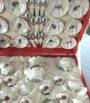 Service à café en porcelaine fine de Tchécoslovaquie – Compl