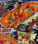 T-shirt à motifs brodé vintage 