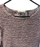 Pull en tricot violet Cerruti