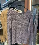 Pull en tricot violet Cerruti