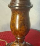 lampe acier peint ecaille de tortue 1930 abat jour  parchemi