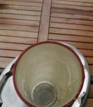 Vase rouleau violettes