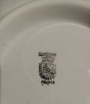 Assiette de Sarreguemine