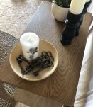 Ancien guéridon rectangulaire 