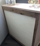 Commode vintage année 50 rose tendre