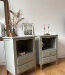 Paire de chevets  vintage