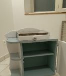 buffet de chevet restauré et repeint