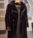 Manteau véritable fourrure
