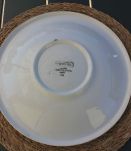 Plat rond Digoin Sarreguemines modèle Beausoleil