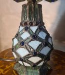 lampe  verre vitrail ,soudure plomb fait main,style tifany 2