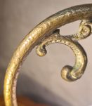 lampe 1900 de bureau ou chevet bronze ciseler 28x25 tres bel