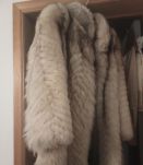 Long Manteau vraie fourrure