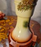 paire de lampes ceramique ,art nouveau 1900 a 30  traces d u