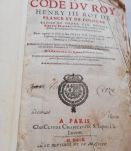 Livre Ancien "Le Code Du Roi Henri Iii De France Et De Polog