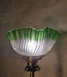 lampe laiton italie 39x17 jolie tulipe ancienne 1900 elec re