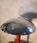 Lampe Champignon Vintage Rouge et Chrome - 47x31  Space‑Age 