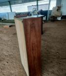 Bibliothèque vintage chêne massif 