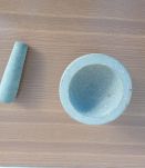 Mortier et pilon en pierre naturelle