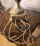 lampe empire bronze et marbre grand format 70x43  6kg ,et su