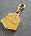 Vintage années 60 - Médaille ancienne Saint Christophe