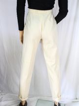 pantalon taille haute laine t36