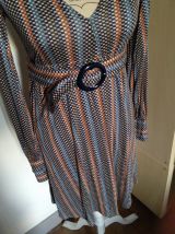 Robe style vintage imprimée 