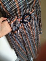 Robe style vintage imprimée 