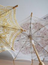 lot de 3 ombrelles dentelles