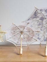 lot de 3 ombrelles dentelles