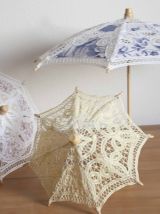 lot de 3 ombrelles dentelles